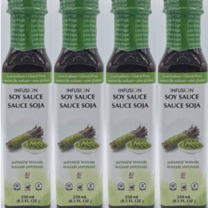 Wasabi Infused Soy Sauce Less Sodium - 4pk